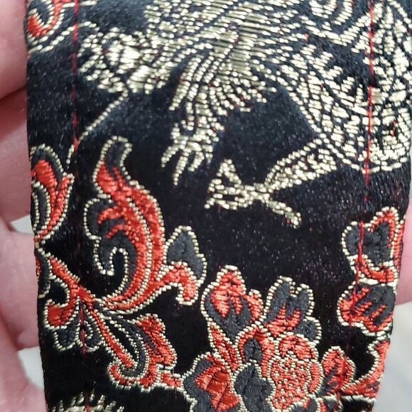 Satin 2" Dragon Martingale Dog Collar Handmade Adjustable 10.5" Max Cool! 225 - Picture 5 of 5